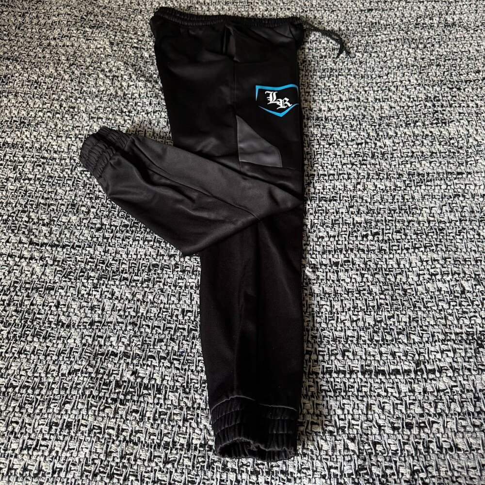 Epic Sports Epicool Black Fleece Warm Up Jogger Sweatpants Training Pants Size M